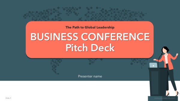 The Path to Global Leadership Business Conference Pitch Deck