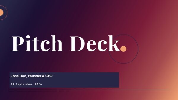 Modern Gradient Startup Pitch Deck PowerPoint Presentation and Google Slides Themes