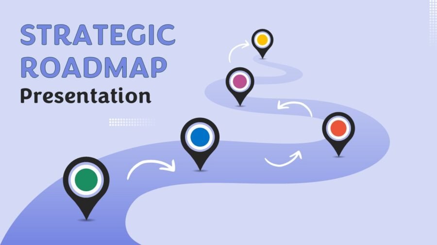 Strategic Business Roadmap Infographic PowerPoint Templates