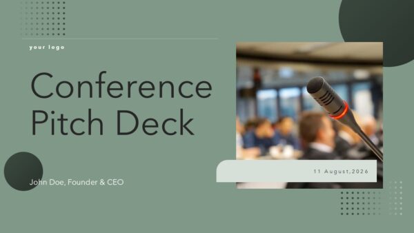 Conference Pitch Deck PowerPoint Presentation