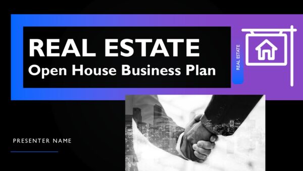 Real Estate Open House Business Plan PowerPoint Template
