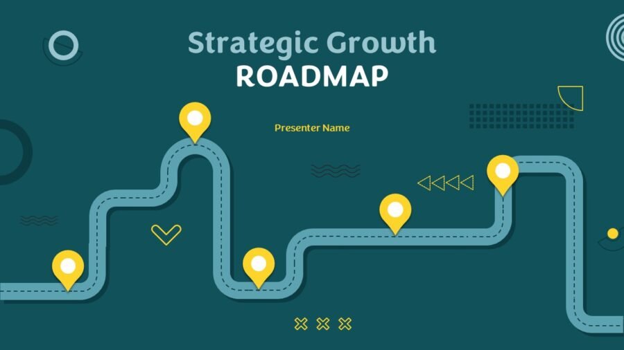 Strategic Growth Roadmap PowerPoint Templates