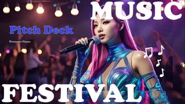 Music Festival Pitch Deck Presentation