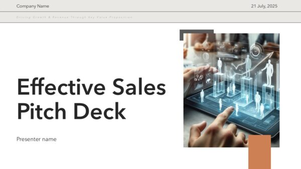 Effective Sales Pitch Deck Presentation