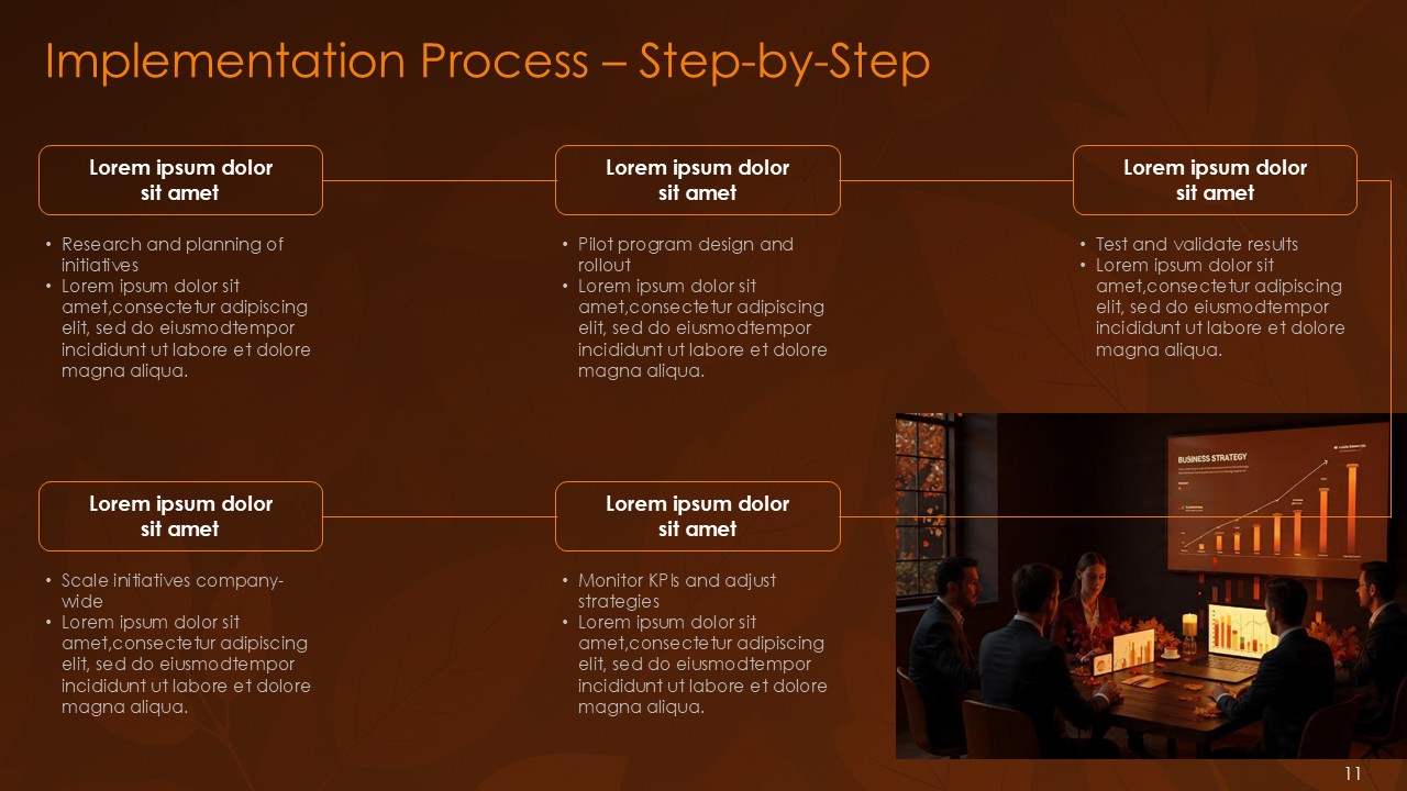 Autumn Business Insights Strategies for Growth and Success PPT