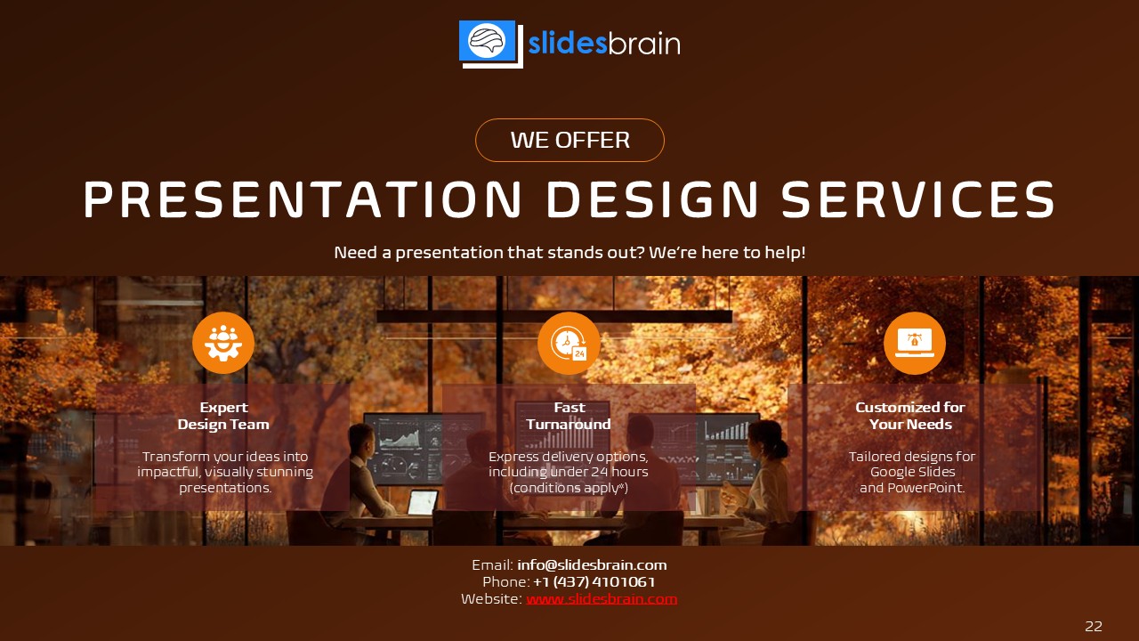 Autumn Corporate Insights Driving Growth and Performance PPT