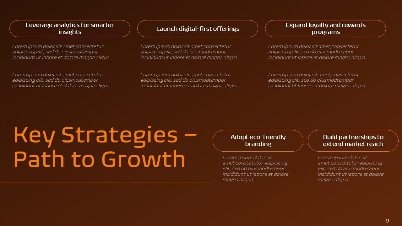 Autumn Corporate Insights Driving Growth and Performance PPT