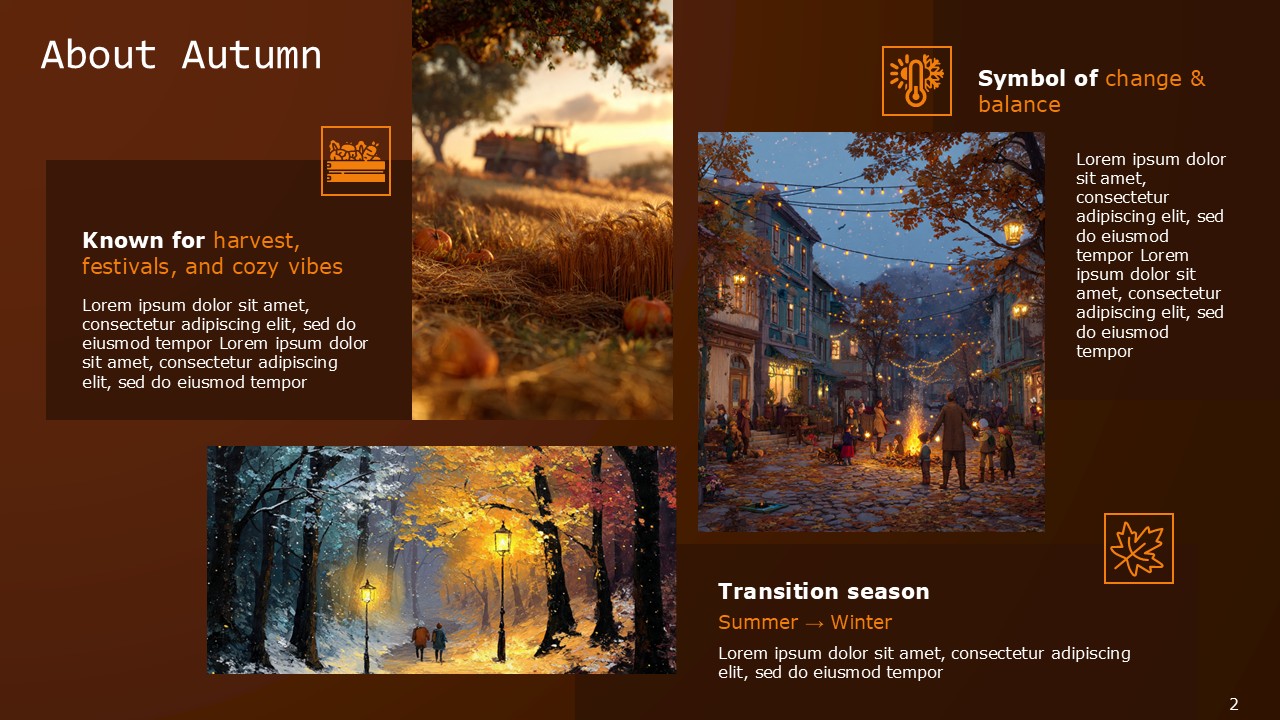 Autumn Cozy Vibes Presentation