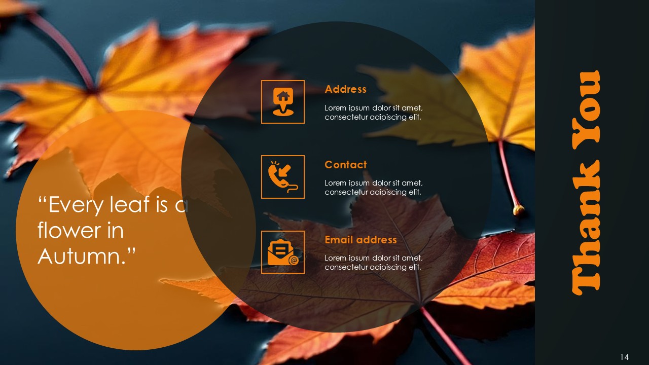 Autumn Fall Season Presentation