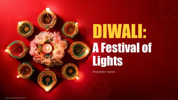 Diwali A Festival of Lights Presentation Template
