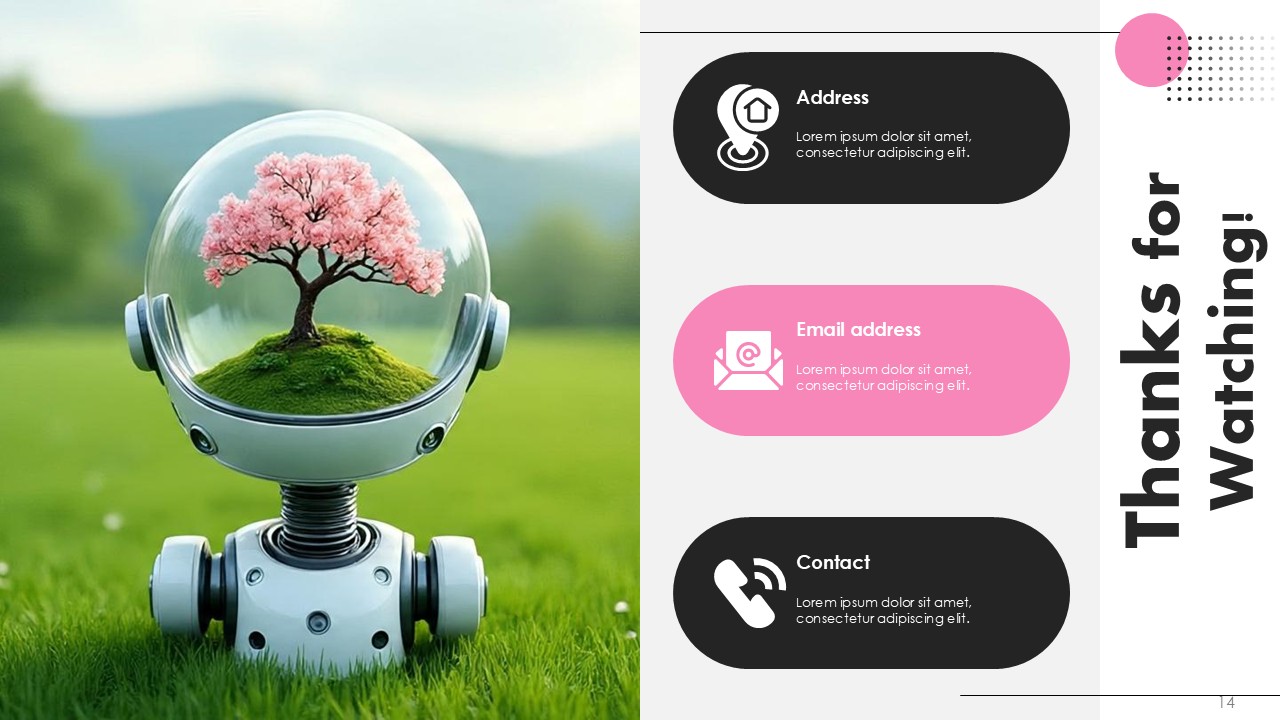 Futuristic Robot Technology PowerPoint PPT Template