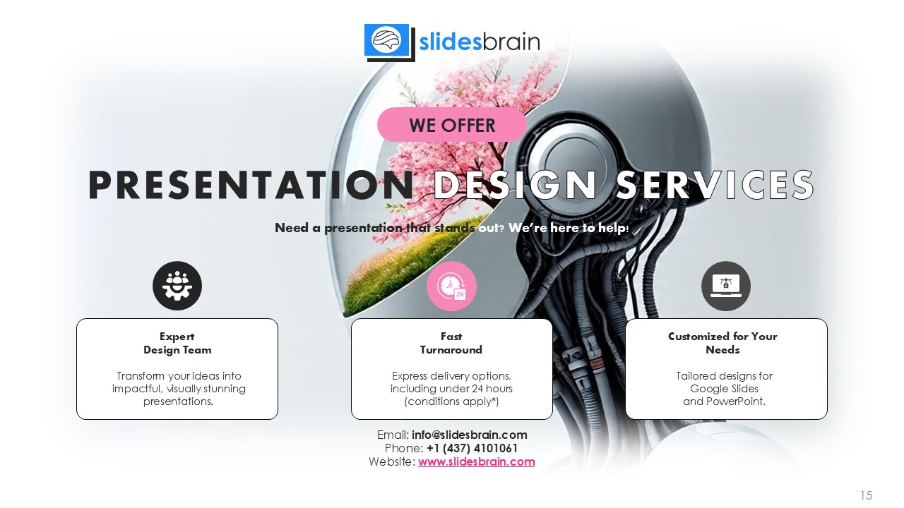 Futuristic Robot Technology PowerPoint PPT Template