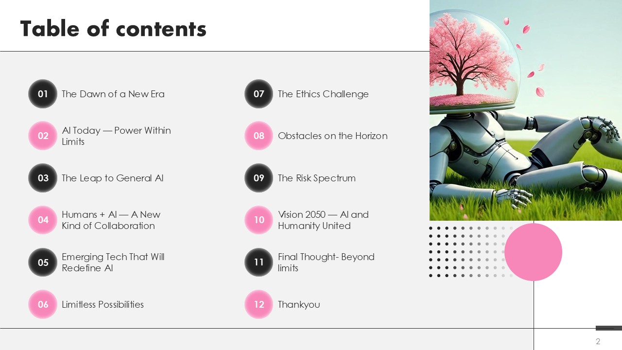 Futuristic Robot Technology PowerPoint PPT Template