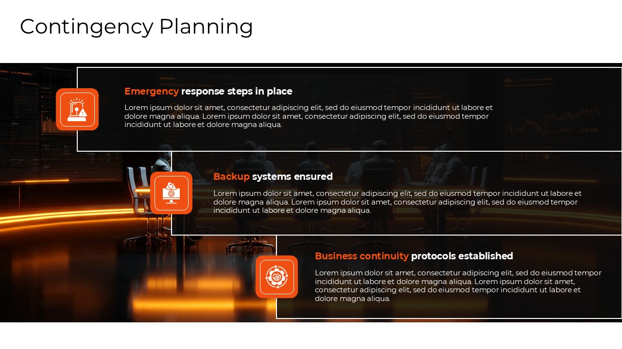 Risk Mitigation and Business Management Plan PPT Template