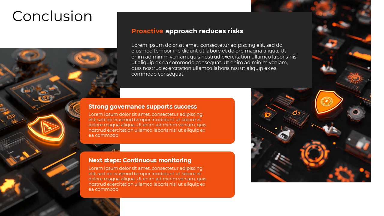 Risk Mitigation and Business Management Plan PPT Template