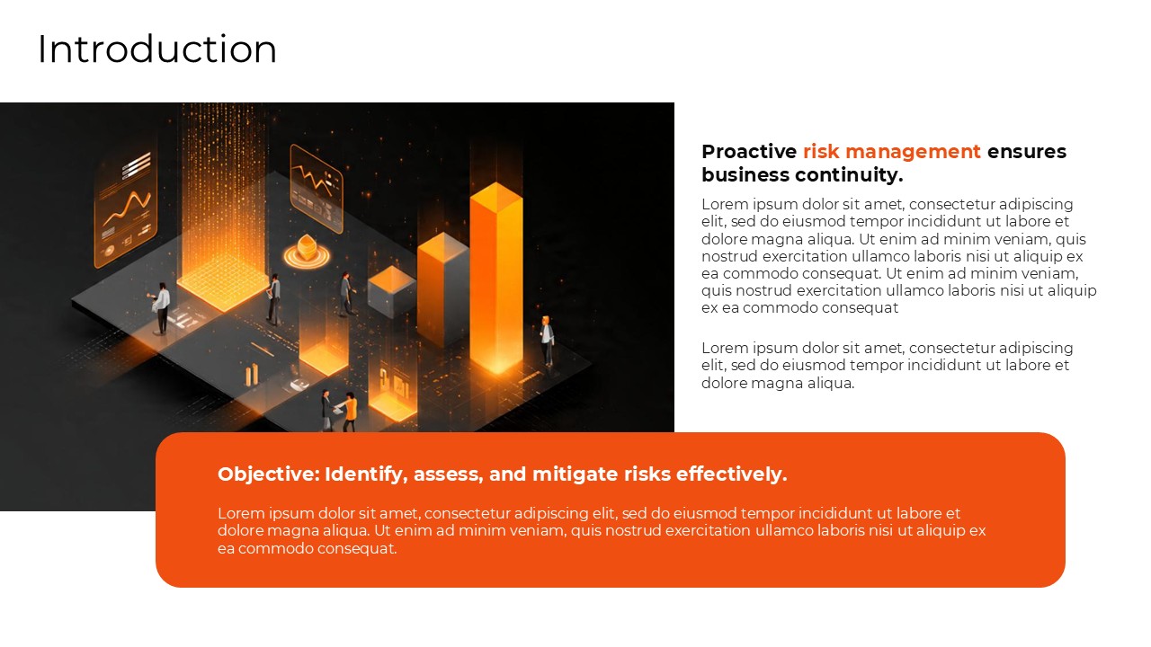Risk Mitigation and Business Management Plan PPT Template