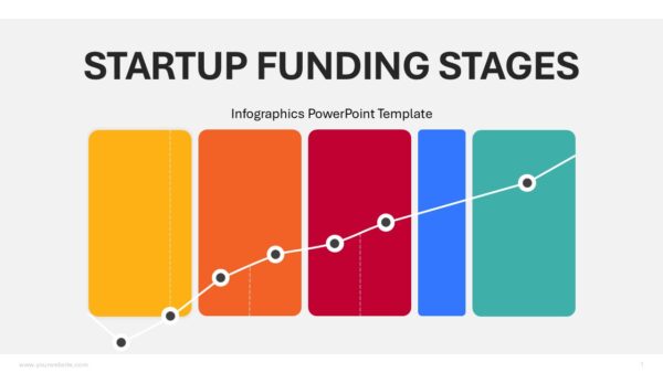 Startup Funding Stages Diagram Infographics PPT