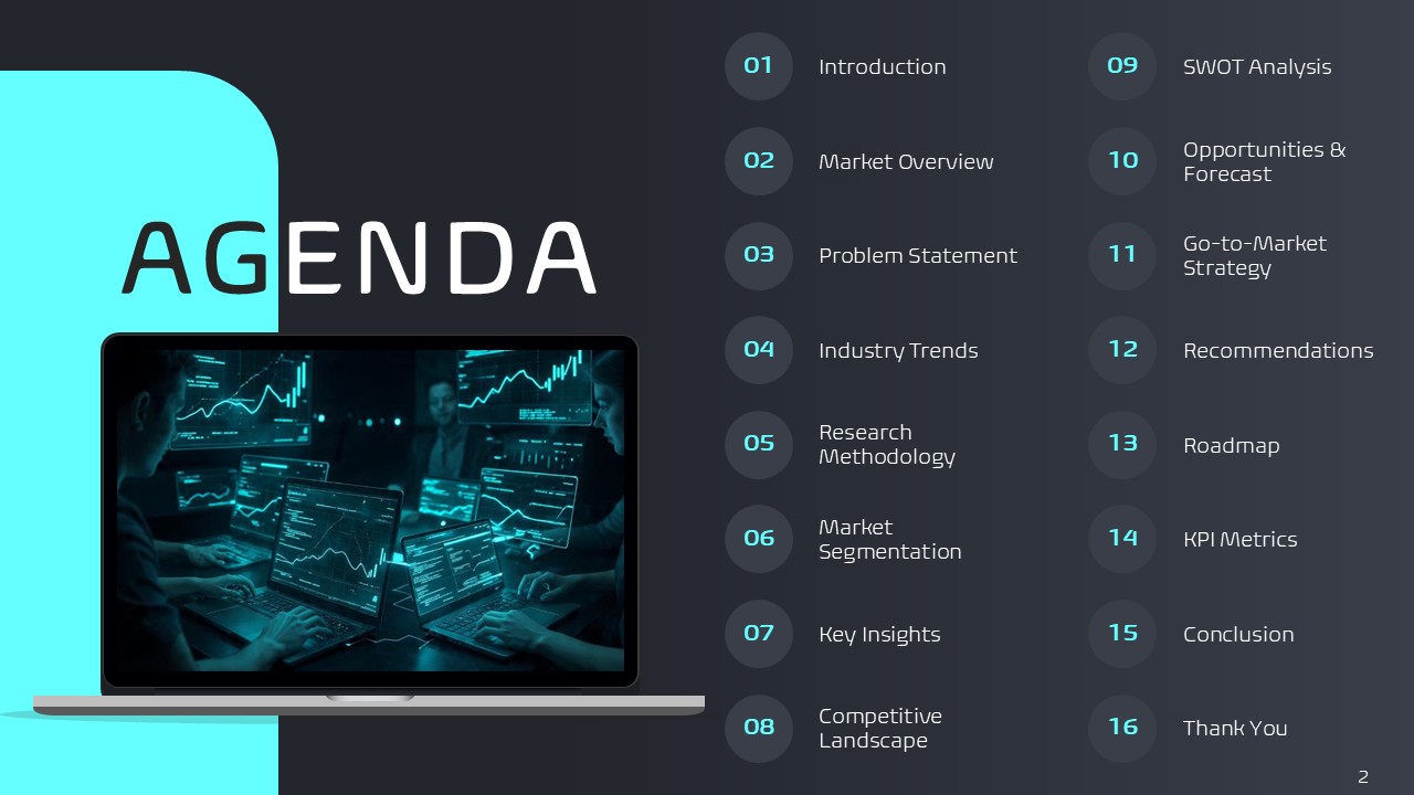 Technology Market Research Pitch Deck