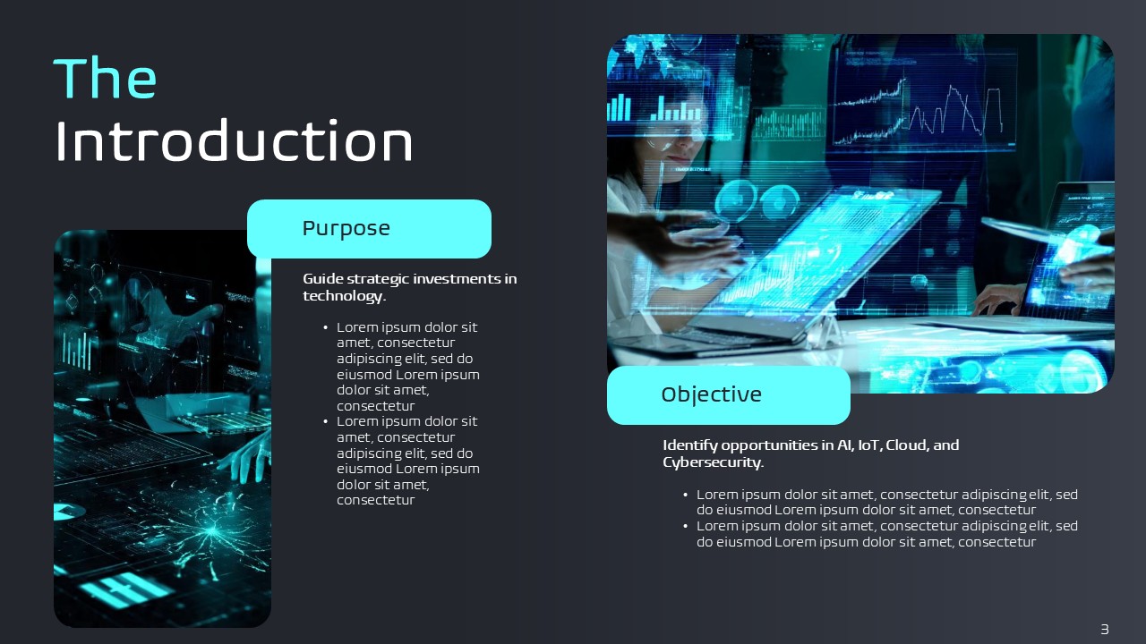Technology Market Research Pitch Deck