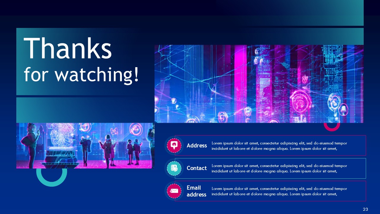 5G Wireless Technology in Social Media PPT Presentation Template