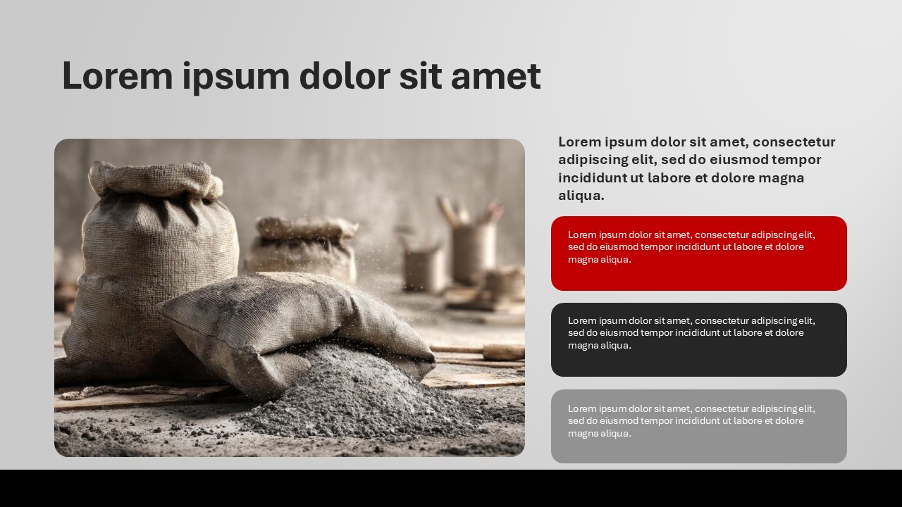 Cement Factory Business Plan Free PowerPoint Template