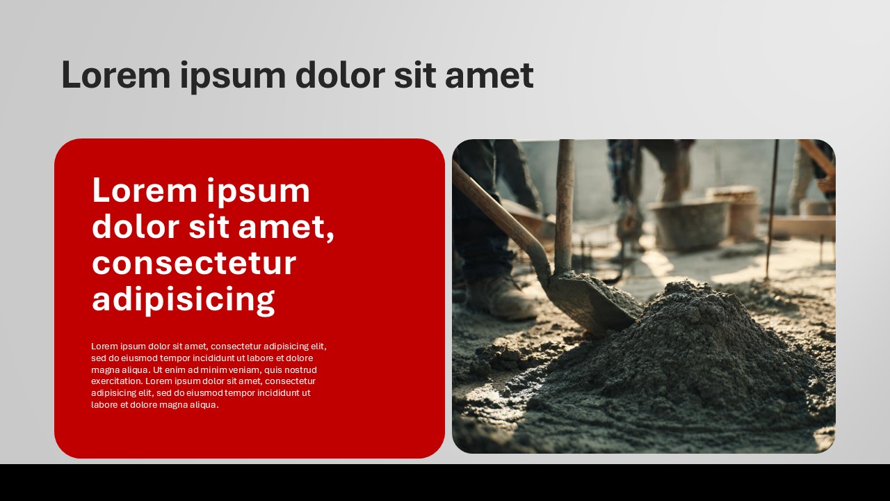 Cement Factory Business Plan Free PowerPoint Template