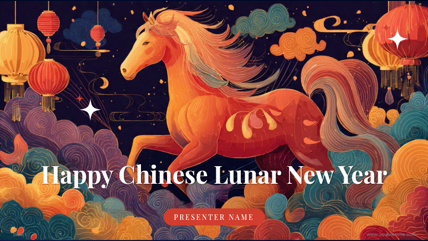 Chinese Happy Lunar New Year 2026 PPT