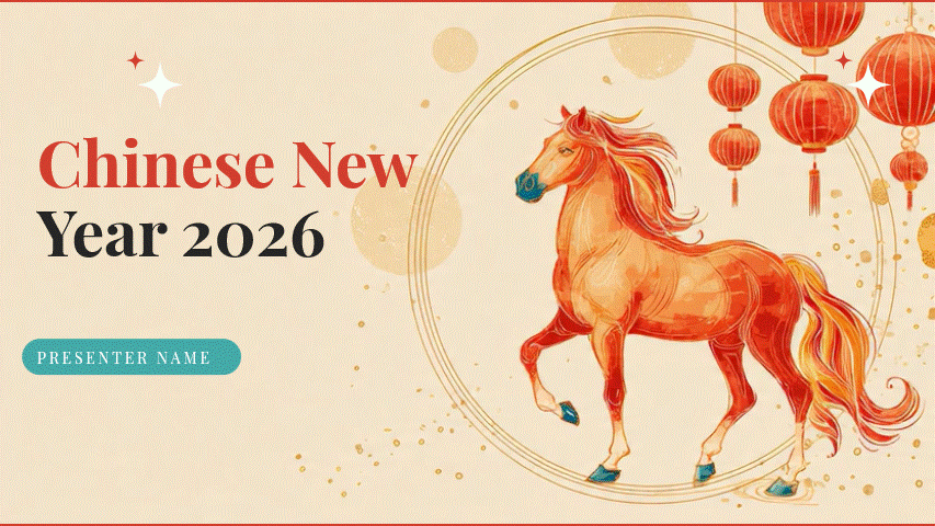Chinese New Year 2026 Presentation PPT Template