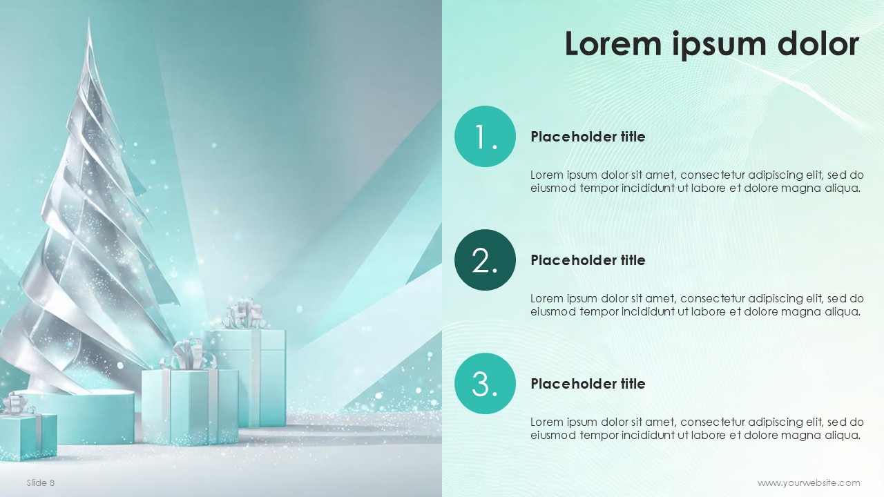 Christmas Corporate Holiday Ornaments Presentation Slides