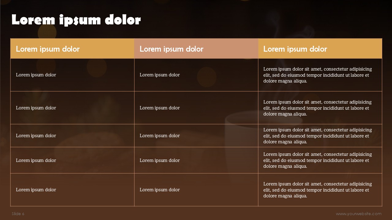 Christmas Dessert Theme Business Presentation PPT Template