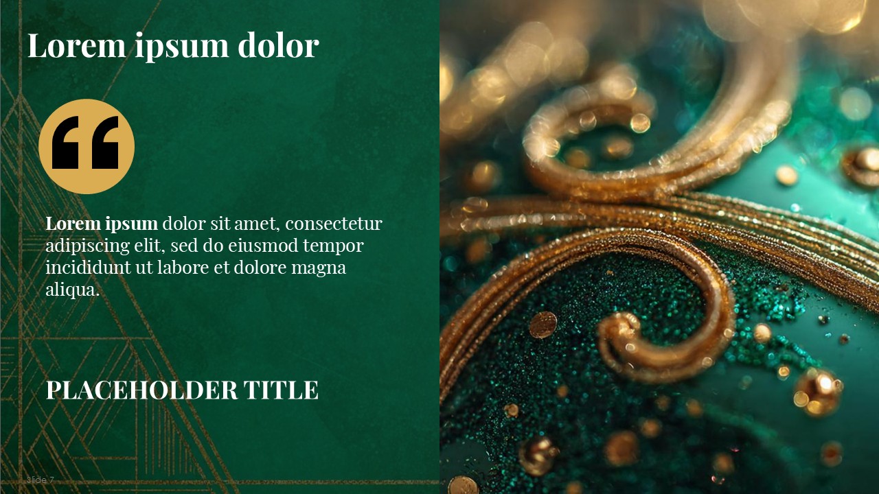 Christmas Festive Decoration Corporate PPT Template