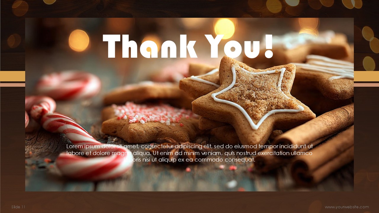 Elegant Christmas Business PowerPoint Deck