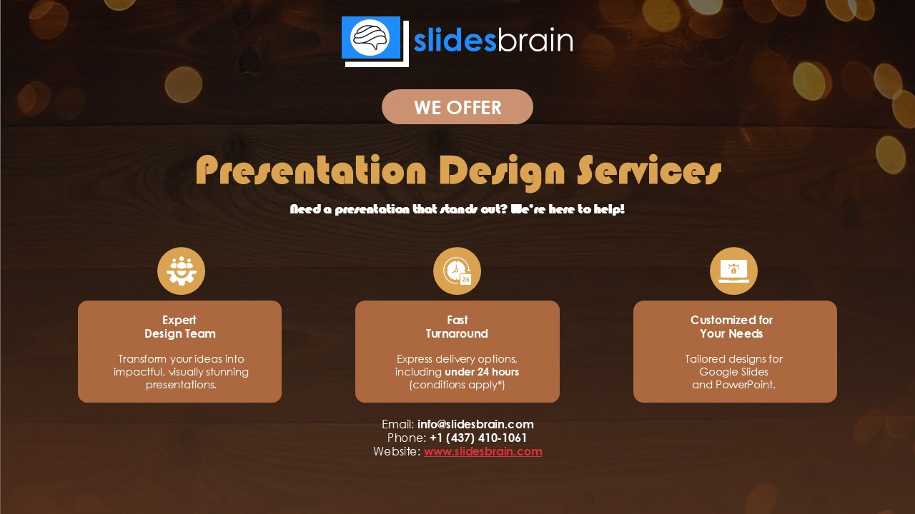 Elegant Christmas Business PowerPoint Deck