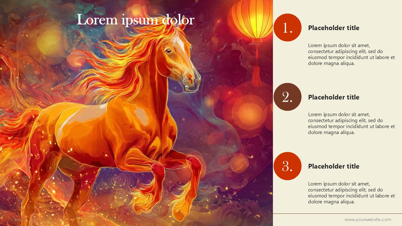 Happy 2026 Chinese New Year Year PPT Presentation Slides