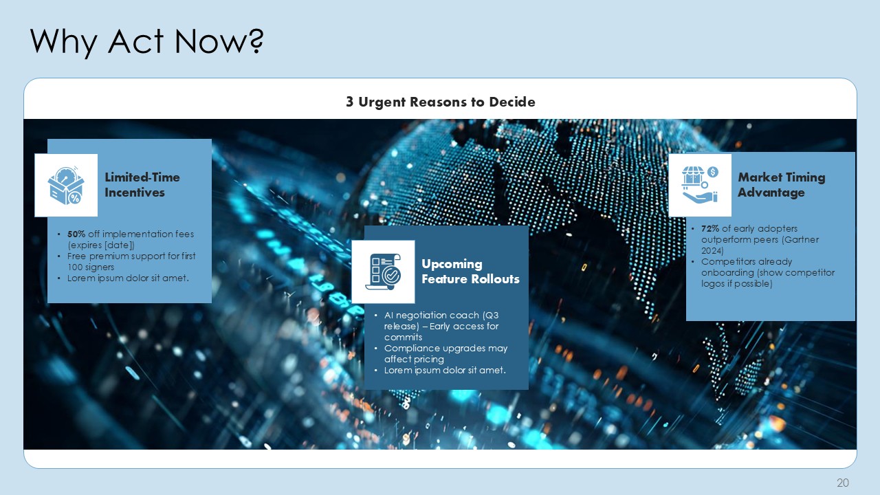 High Impact Sales Pitch Deck PPT Presentation Template