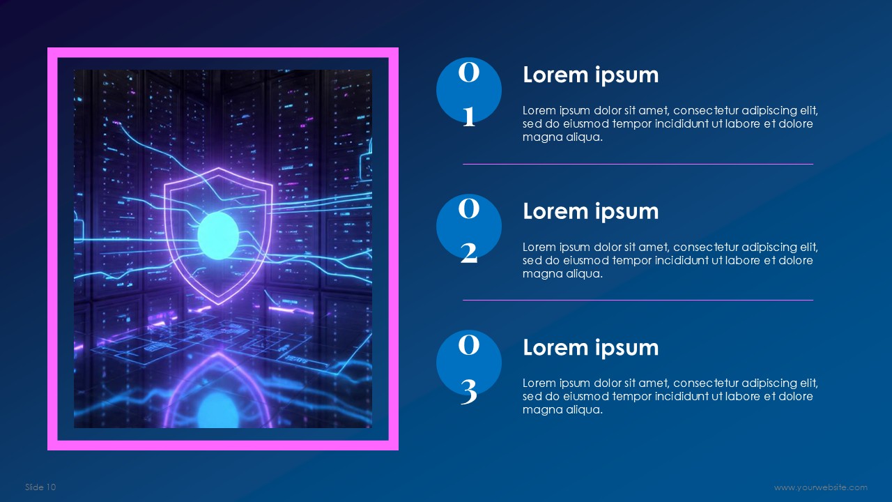 Hosting and Servers Company Business Plan Free PPT Template