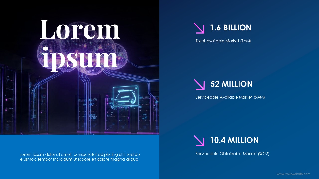 Hosting and Servers Company Business Plan Free PPT Template