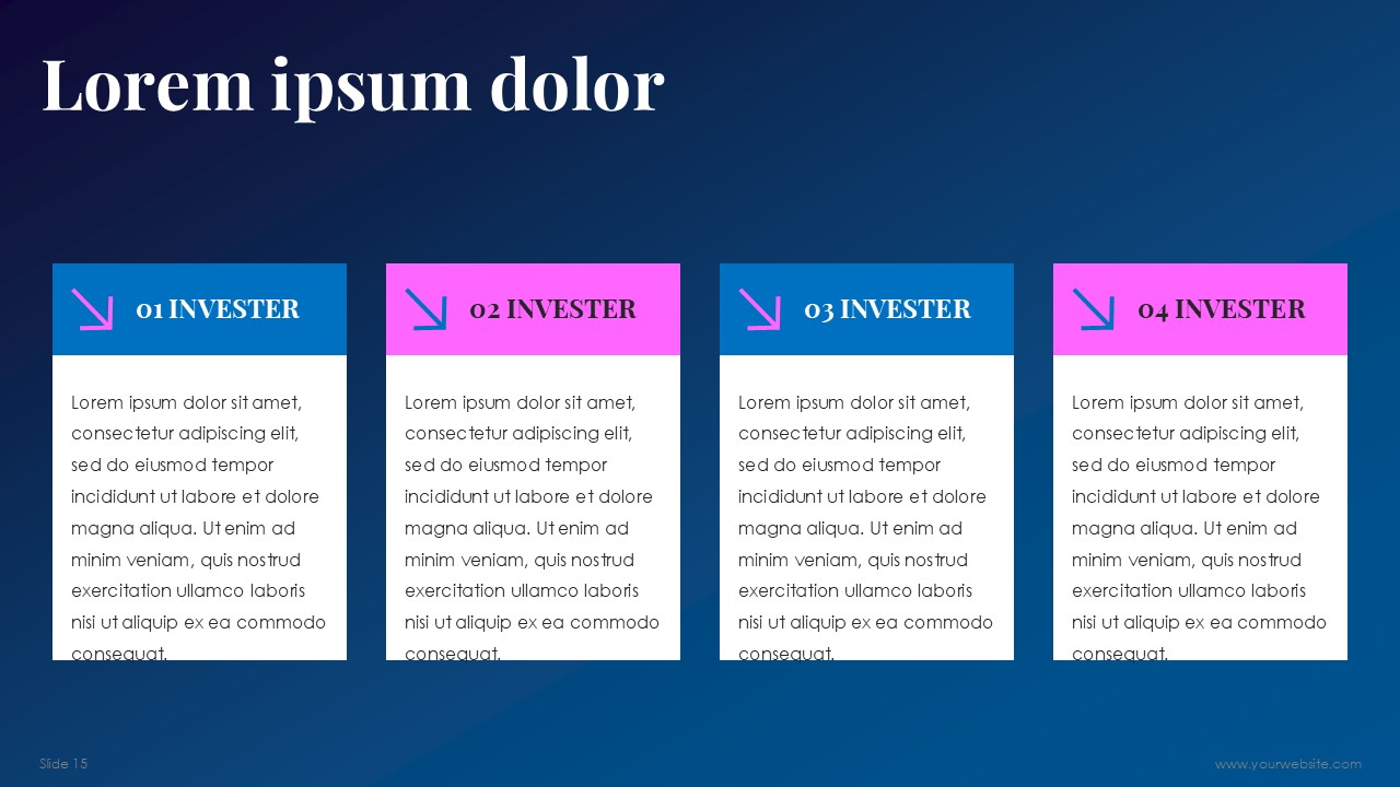 Hosting and Servers Company Business Plan Free PPT Template