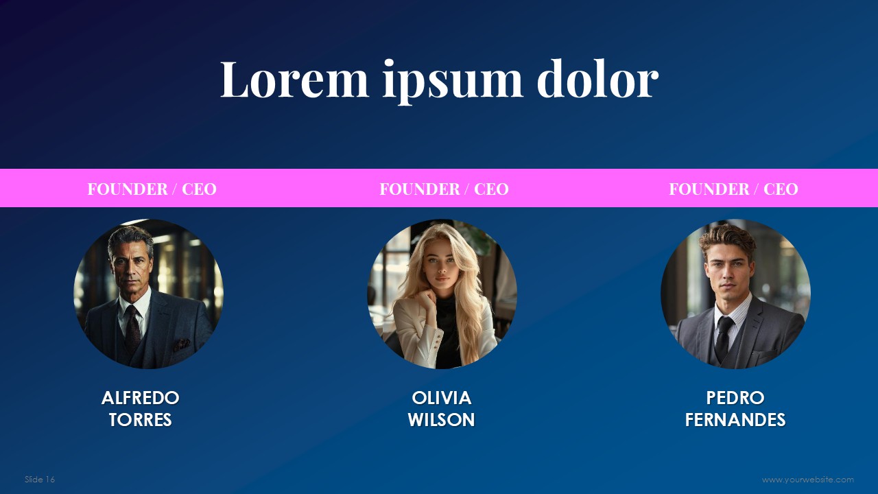 Hosting and Servers Company Business Plan Free PPT Template