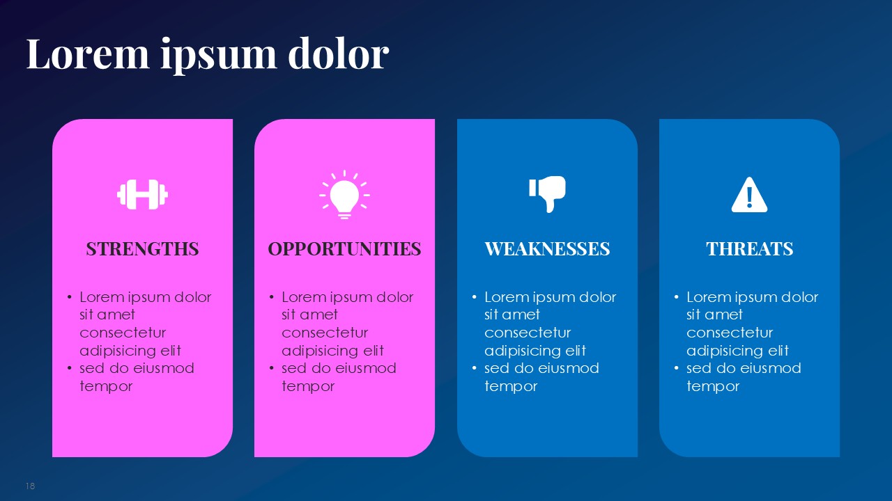 Hosting and Servers Company Business Plan Free PPT Template