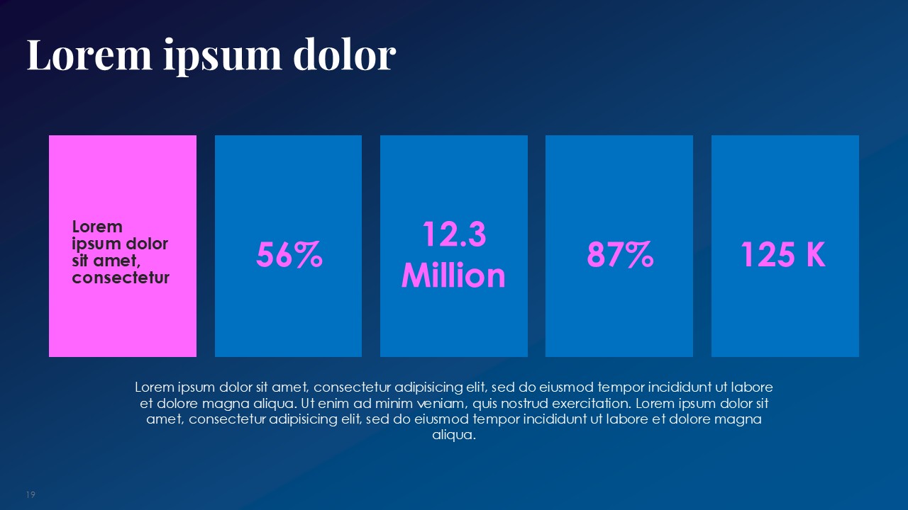 Hosting and Servers Company Business Plan Free PPT Template