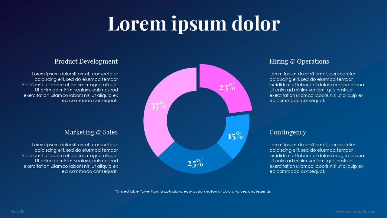 Hosting and Servers Company Business Plan Free PPT Template