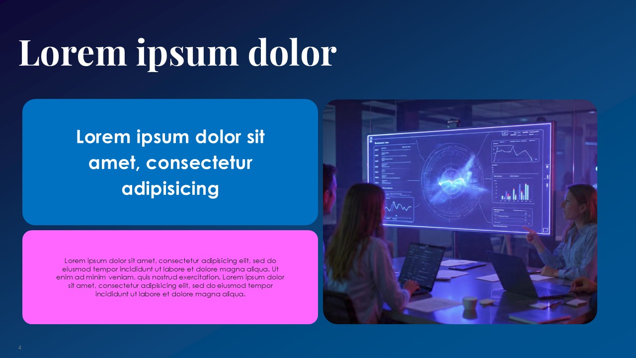 Hosting and Servers Company Business Plan Free PPT Template