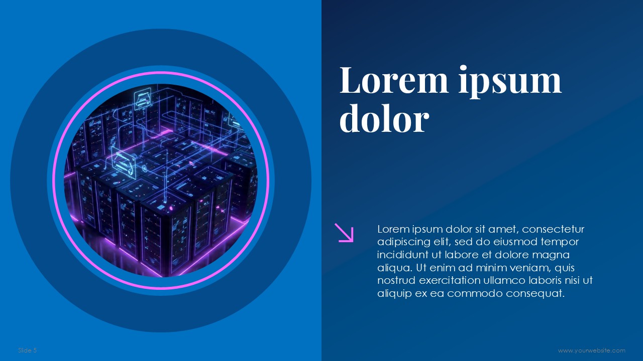 Hosting and Servers Company Business Plan Free PPT Template