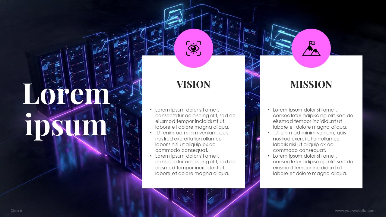 Hosting and Servers Company Business Plan Free PPT Template