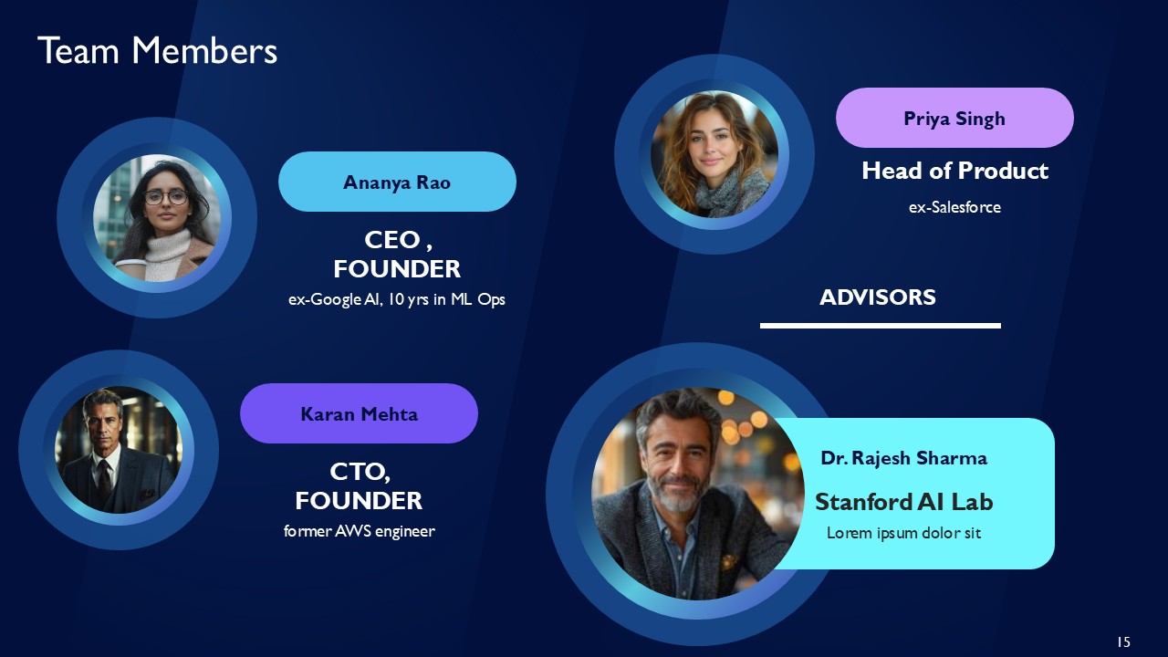 IntelliCore AI SaaS Platform for Real-Time Business Insights PPT Template