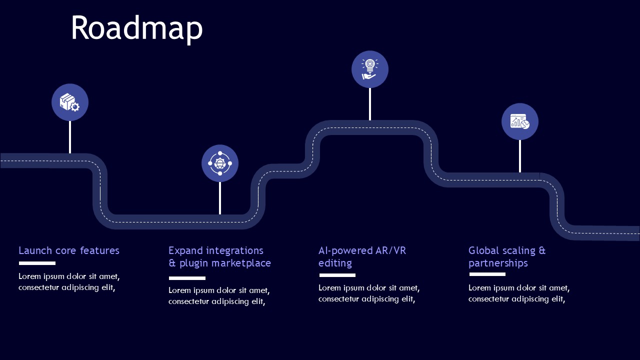 Multimedia Software Pitch Deck PPT Presentation Template