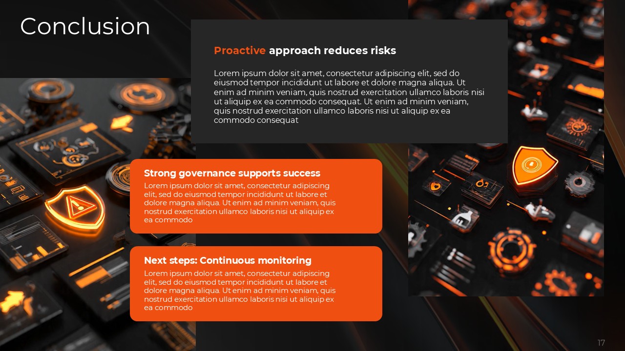 Risk Mitigation and Management Plan for Business Resilience PPT Template