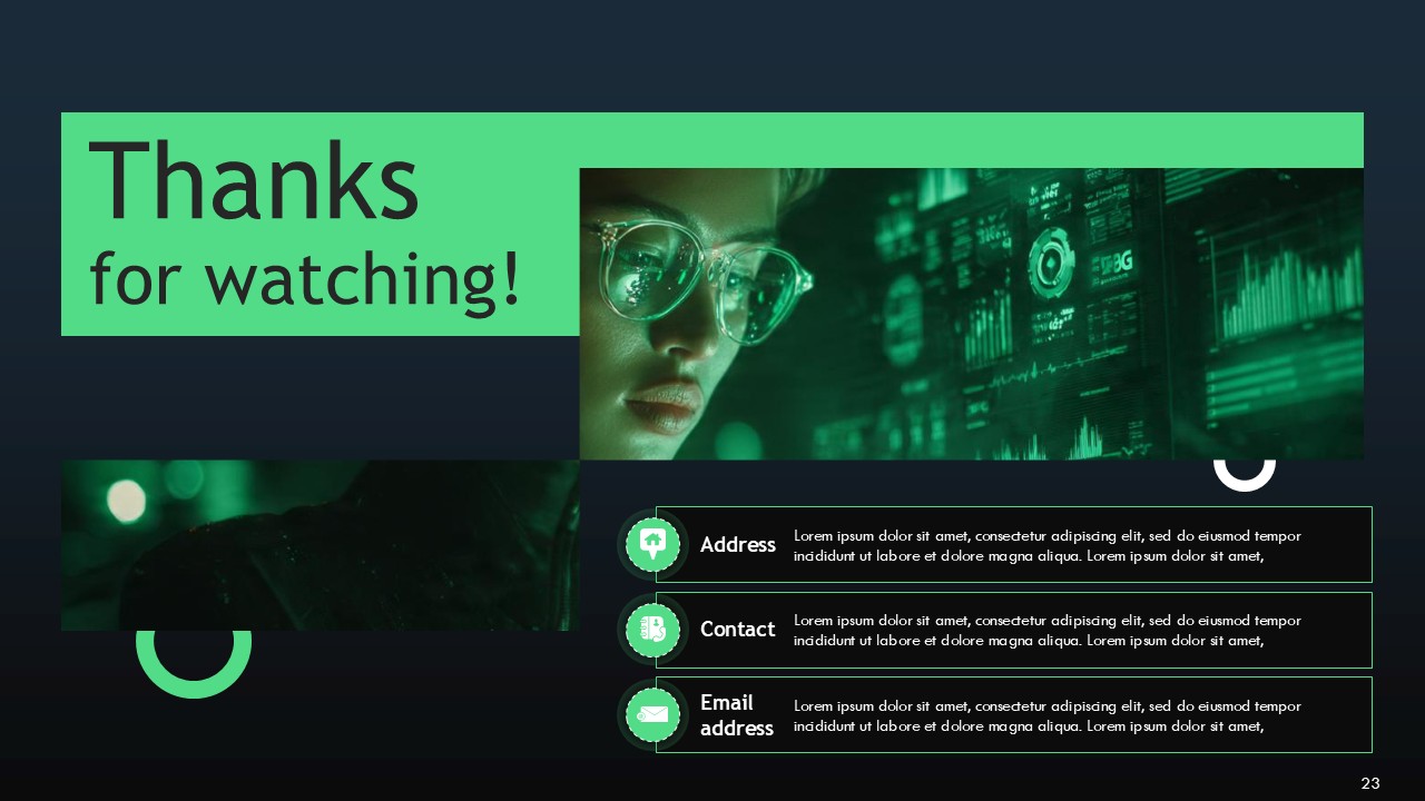 5G Wireless Technology in Social Media PPT Presentation Template