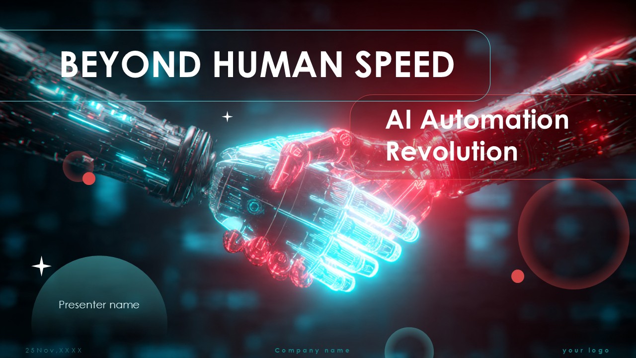AI Automation Revolution PPT Presentation Template